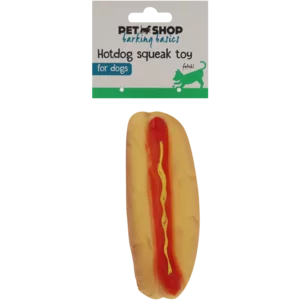 Pet Shop Hotdog Squeaky Vinyl Dog Toy Pet Shop Hotdog Squeaky Vinyl Dog Toy