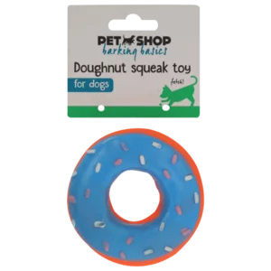 Pet Shop Donut Dog Toy With Squeaker Pet Shop Donut Dog Toy With Squeaker