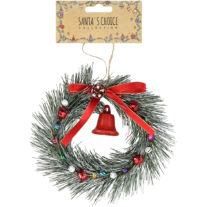 Santa's Choice Christmas Wreath With Bell Santa's Choice Christmas Wreath With Bell