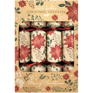 Eco Kraft Christmas Crackers 8 Pack