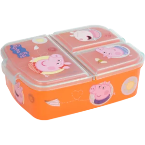 Peppa Pig 3 Compartment Lunch Box Peppa Pig 3 Compartment Lunch Box
