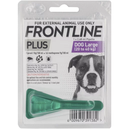 Frontline Plus Tick & Flea Protection For Large Dogs Frontline Plus Tick & Flea Protection For Large Dogs