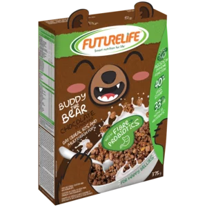 Futurelife Buddy The Bear Chocolate Flavoured Oat & Multigrain Cereal 375g Futurelife Buddy The Bear Chocolate Flavoured Oat & Multigrain Cereal 375g