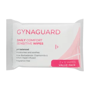 GynaGuard Daily Comfort Sensitive Wipes 2x12 Pack