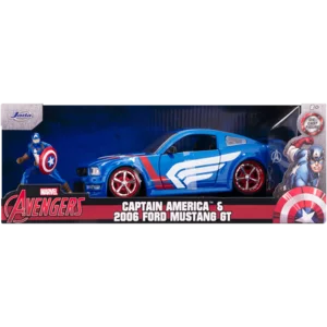 Captain America & 2006 Ford Mustang 1:24 Captain America & 2006 Ford Mustang 1:24