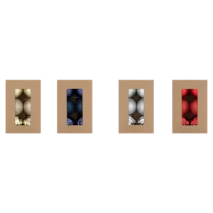 Santa's Choice Christmas Baubles 40mm 6 Pack