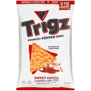 Trigz Sweet Chilli Crunchy Popped Chips 85g Trigz Sweet Chilli Crunchy Popped Chips 85g