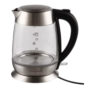 Platinum Glass Cordless Kettle 1.7L