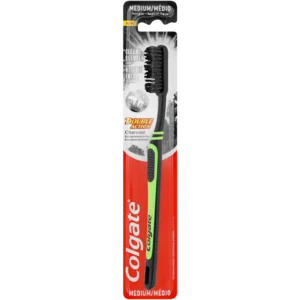 Colgate Double Action Charcoal Medium Toothbrush