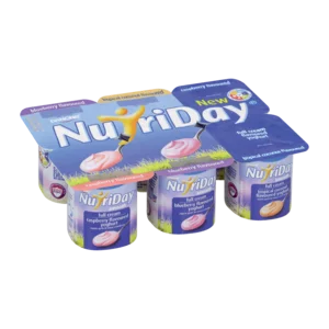 Nutriday Full Cream Yoghurt Blueberry Flavoured 6x100g Nutriday Full Cream Yoghurt Blueberry Flavoured 6x100g
