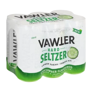Vawter Cucumber Flavoured Hard Seltzer Cans 6x300ml