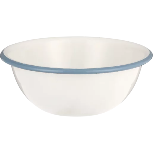 White Enamel Ripple Bowl 14cm White Enamel Ripple Bowl 14cm