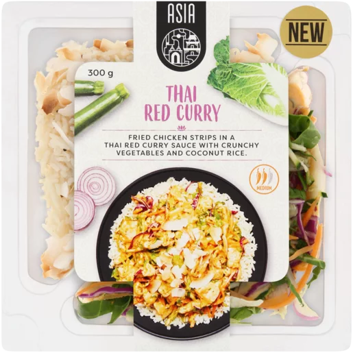 Asia Thai Red Curry Ready Meal 300g Asia Thai Red Curry Ready Meal 300g
