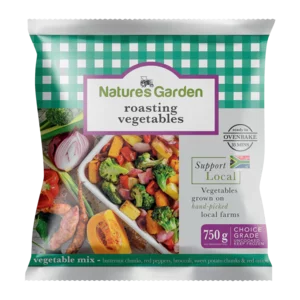 Natures Garden Frozen Roasting Vegetable Mix 750g