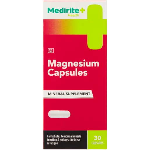 Medirite Health Magnesium Capsules 30 Pack
