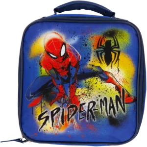 Marvel Spider-Man Blue Deluxe Lunch Bag Marvel Spider-Man Blue Deluxe Lunch Bag