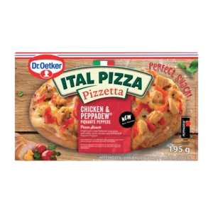 Dr. Oetker Ital Pizza Frozen Pizzetta Chicken & Peppadew Pizza 195g Dr. Oetker Ital Pizza Frozen Pizzetta Chicken & Peppadew Pizza 195g
