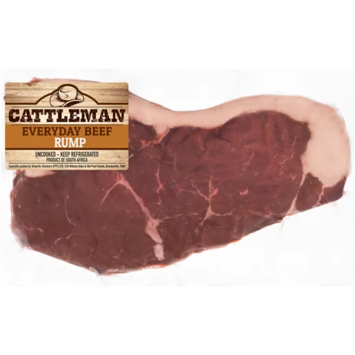 Cattleman Beef Rump Steak Per kg
