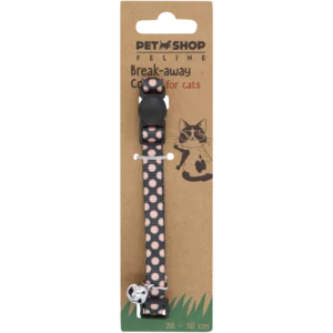 Pet Shop Black And Pink Break-Away Cat Collar 20-30cm Pet Shop Black And Pink Break-Away Cat Collar 20-30cm