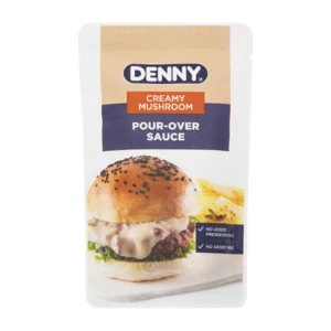 Denny Creamy Mushroom Pour Over Sauce 200g Pouch Denny Creamy Mushroom Pour Over Sauce 200g Pouch