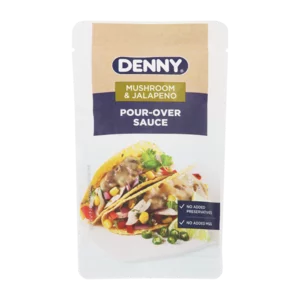 Denny Mushroom & Jalapeno Pour Over Sauce 200g Bag