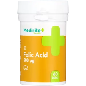 Medirite Health Folic Acid Tablets 60 Pack