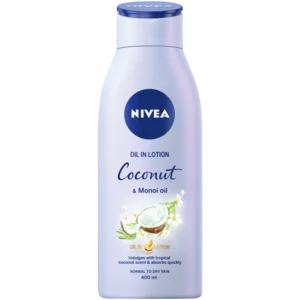 Nivea Coconut & Monoi Oil In Lotion Bottle 400ml Nivea Coconut & Monoi Oil In Lotion Bottle 400ml