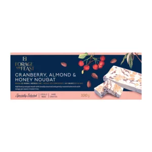 Forage And Feast Cranberry Almond & Honey Nougat 100g