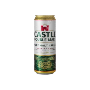 Castle Double Malt Pure Malt Lager Beer Can 410ml Castle Double Malt Pure Malt Lager Beer Can 410ml
