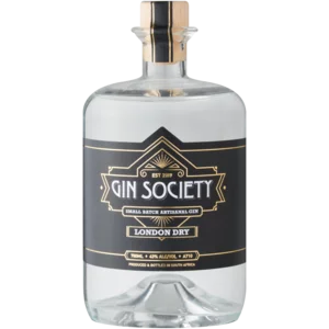Gin Society Small Batch Artisanal Gin Bottle 750ml Gin Society Small Batch Artisanal Gin Bottle 750ml