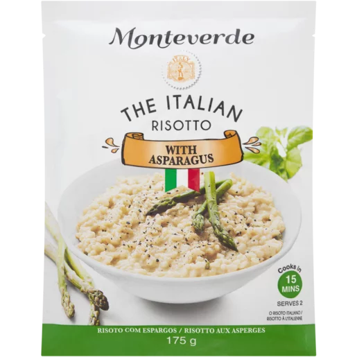 Monteverde The Italian Risotto With Asparagus 175g Monteverde The Italian Risotto With Asparagus 175g