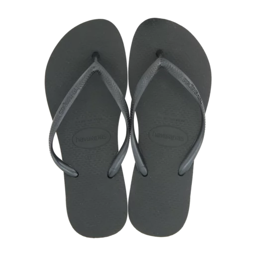 Havaianas Ladies Slim Sandals Black Size 41/42 Havaianas Ladies Slim Sandals Black Size 41/42