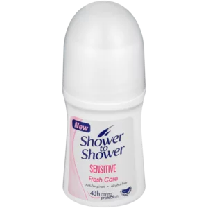 Shower To Shower Sensitive Fresh Care Anti-Perspirant Roll-On 50ml Shower To Shower Sensitive Fresh Care Anti-Perspirant Roll-On 50ml