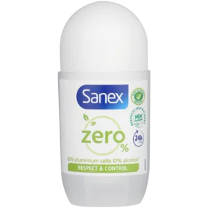 Sanex Zero Percent Alcohol Respect & Control Roll On Deodorant 50ml