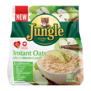 Jungle Apple & Cinnamon Flavoured Instant Oats 750g