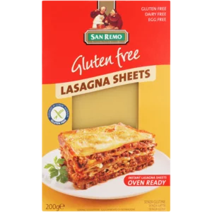San Remo Gluten Free Instant Lasagne Sheets 200g San Remo Gluten Free Instant Lasagne Sheets 200g