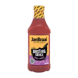 Jan Braai Ribs & Wings Basting Sauce Bottle 750ml Jan Braai Ribs & Wings Basting Sauce Bottle 750ml