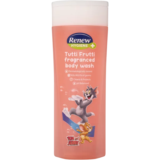 Renew Hygiene Tutti Frutti Fragranced Kids Bodywash 400ml Renew Hygiene Tutti Frutti Fragranced Kids Bodywash 400ml