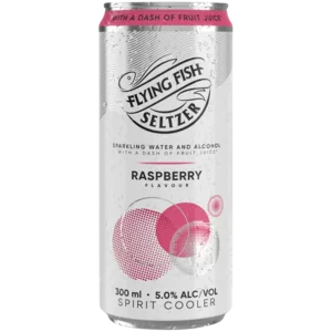 Flying Fish Seltzer Raspberry Flavoured Spirit Cooler Can 300ml Flying Fish Seltzer Raspberry Flavoured Spirit Cooler Can 300ml