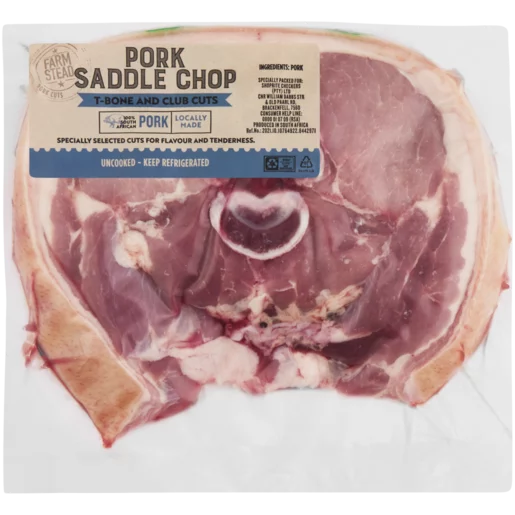 Farmstead Pork Saddle Chop Per kg Farmstead Pork Saddle Chop Per kg