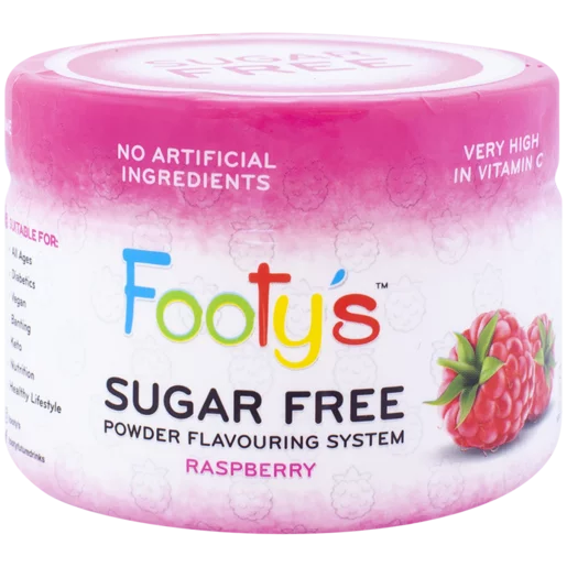 Footy's Raspberry Powder 170g Footy's Raspberry Powder 170g