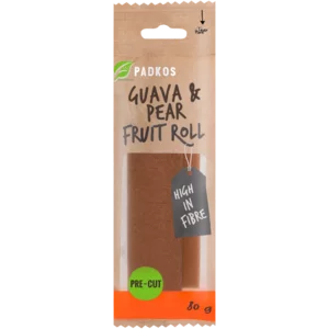 Padkos Guava & Pear Fruit Roll 80g Padkos Guava & Pear Fruit Roll 80g