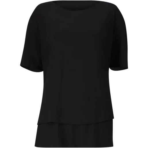 Miyu Black Feeding Tee Small Miyu Black Feeding Tee Small