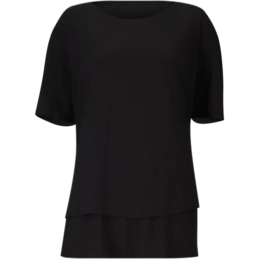 Miyu Black Feeding Tee Large Miyu Black Feeding Tee Large