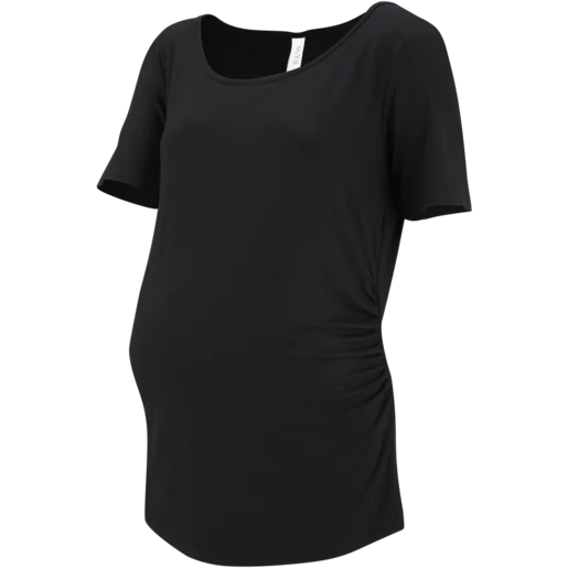 Miyu Black Maternity T-Shirt Extra Large