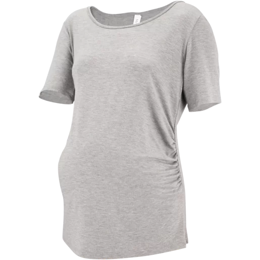 Miyu Grey Maternity T-Shirt Small