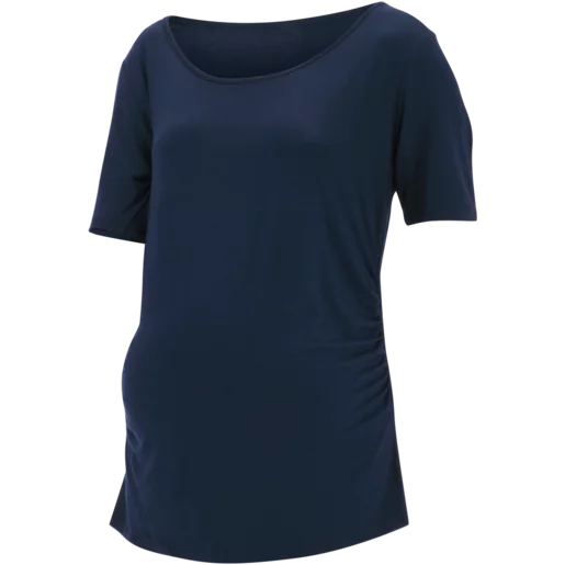 Miyu Small Navy Maternity T-Shirt