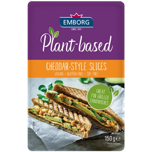 Emborg Plant-Based Cheddar-Style Slices 150g