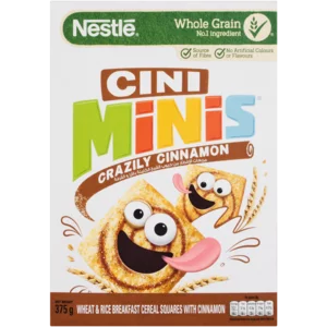 Nestlé Cini Minis Crazily Cinnamon Cereal 375g