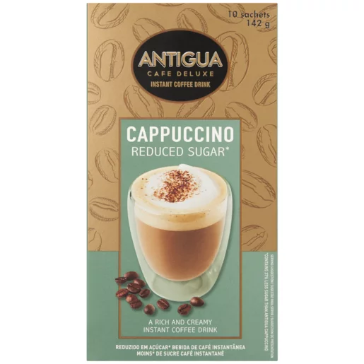 Antigua Cappuccino Instant Coffee Drink 10x14.2g Antigua Cappuccino Instant Coffee Drink 10x14.2g